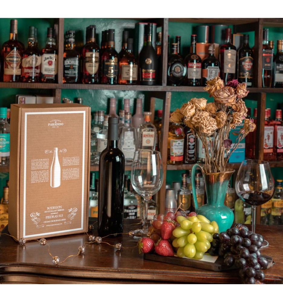 ESTUCHE CARTON LA HERMANDAD RED BLEND  CON COPA