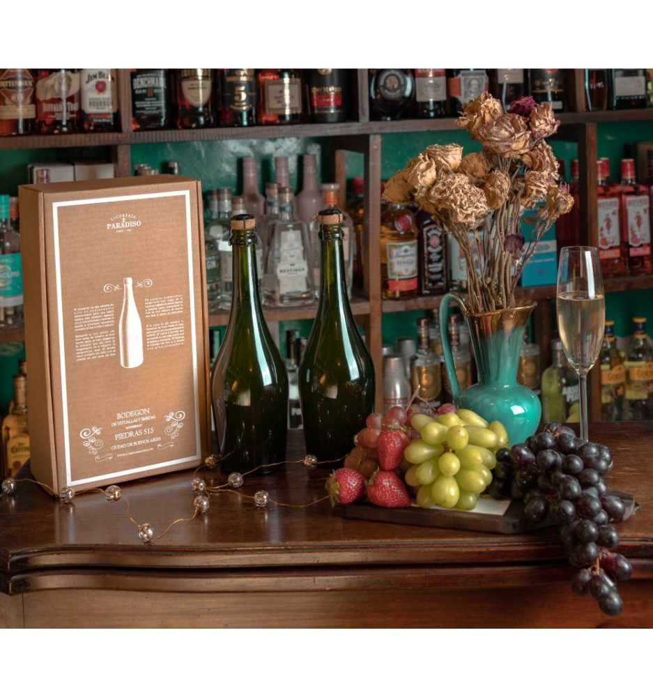 ESTUCHE CARTON ESPUMANTE 0 ALCOHOL DOS BOTELLAS