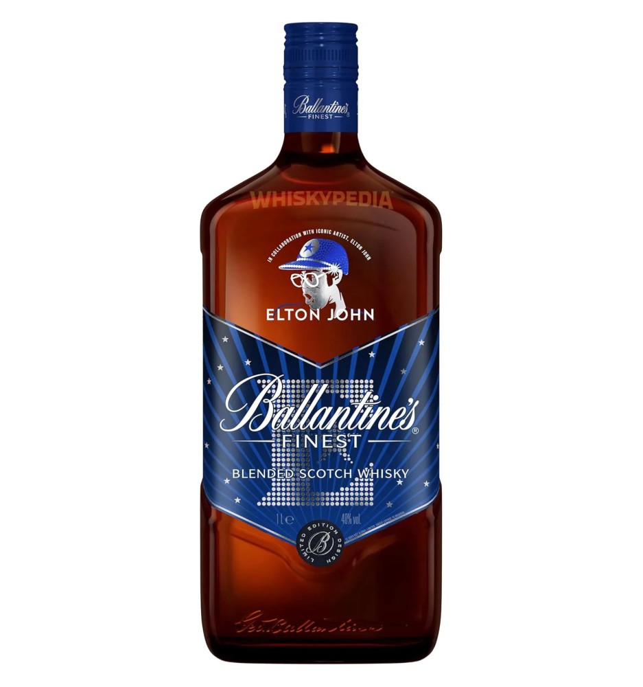 BALLANTINES FINEST ELTON JOHN BLENDED SCOTCH WHISKY 700CC