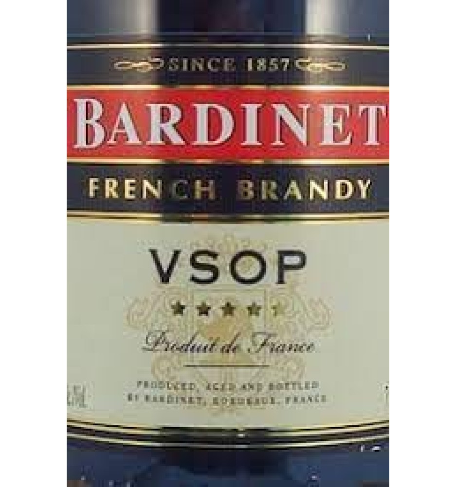 BARDINET NAPOLEON FRENCH  VSOP BRANDY 40° ALC.  700CC