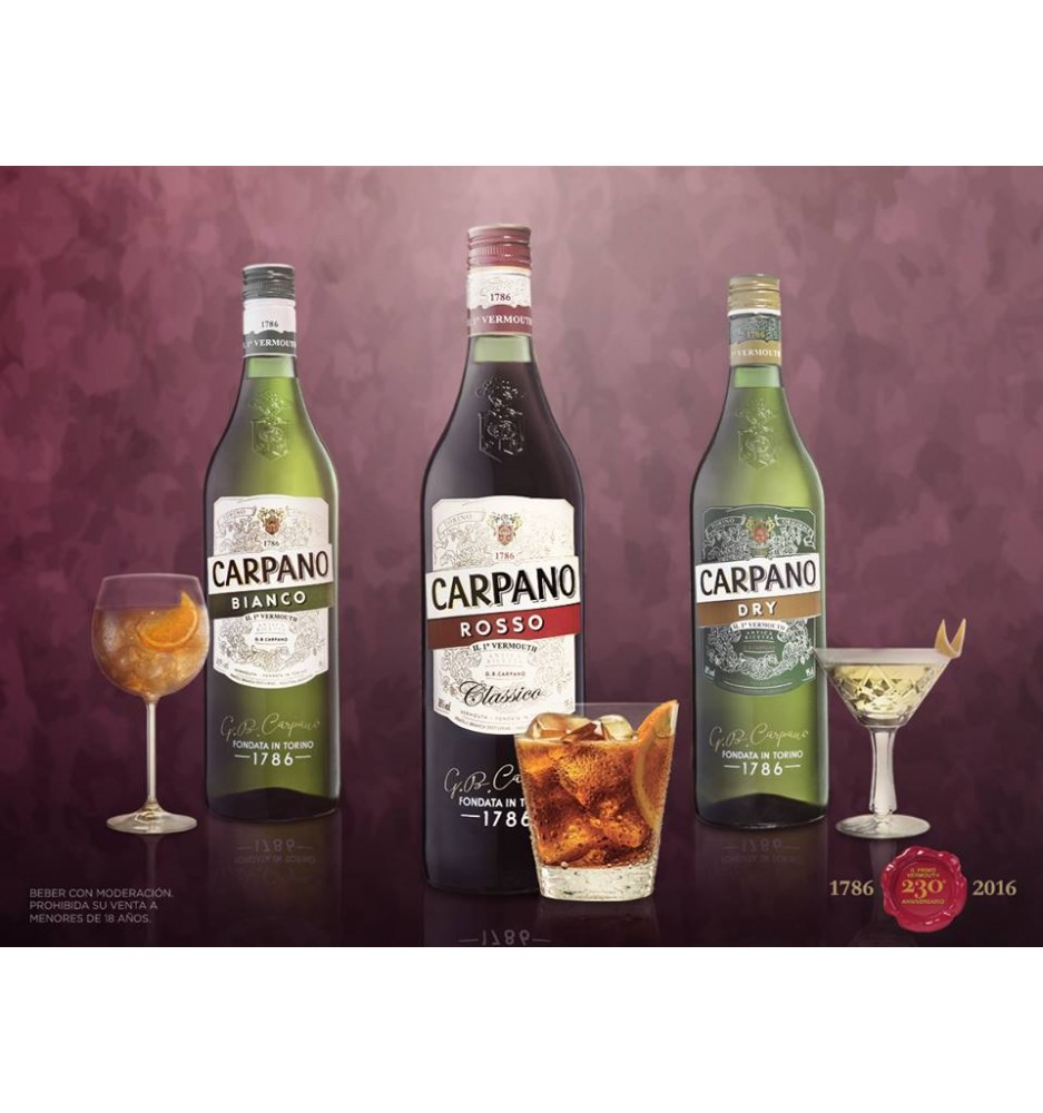 CARPANO BIANCO VERMOUTH 950CC