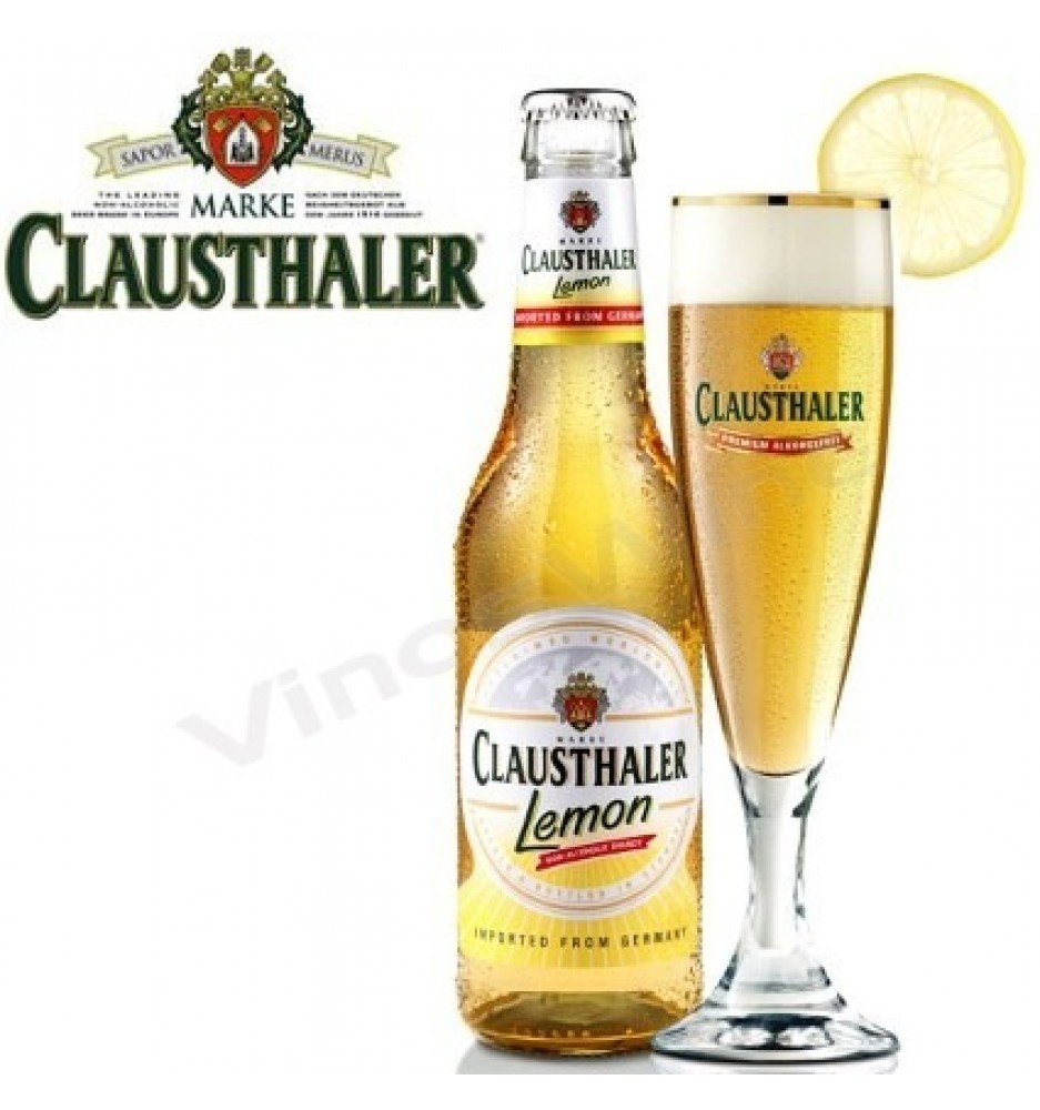 CLAUSTHALER LEMON  CERO ALCOHOL PORRON 330CC