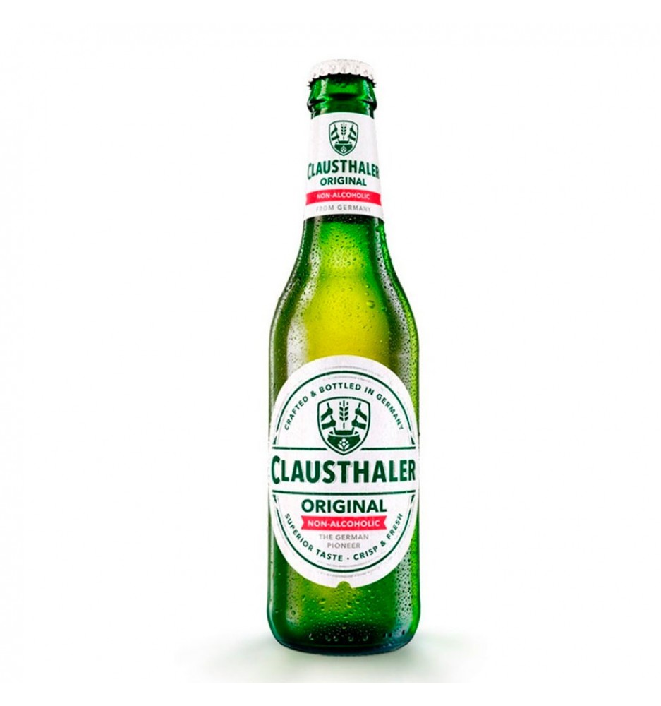 CLAUSTHALER 0,0% ALCOHOL CERVEZA PORRON 330CC
