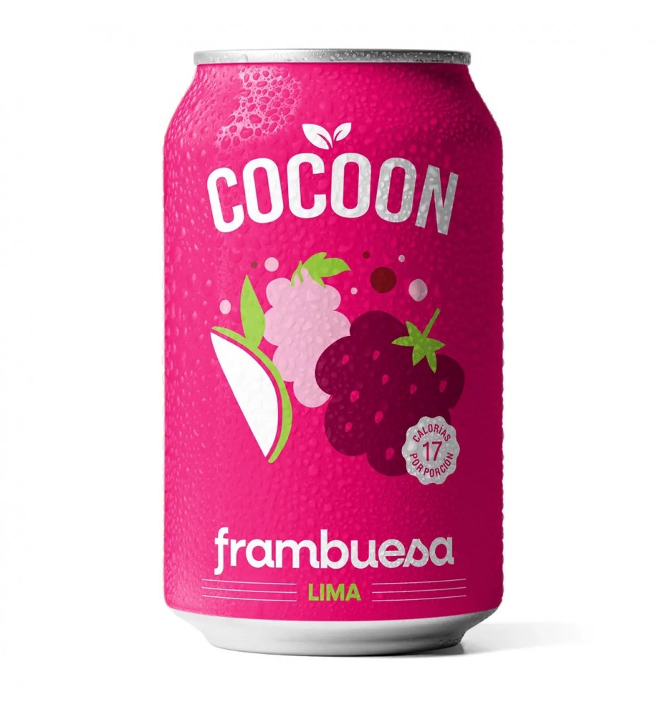 COCCON FRAMBUESA GASEOSA LATA 354CC