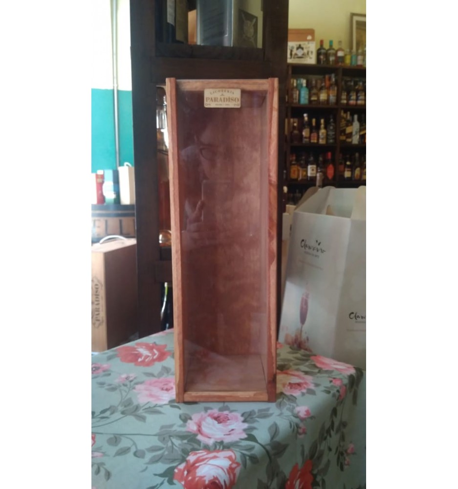RUSTIC 1 BOTELLA TAPA VIDRIO CORREDIZA