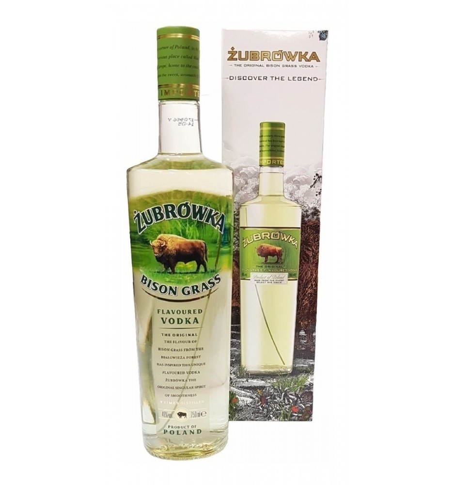 ZUBROWKA VODKA BISON GRASS 750CC