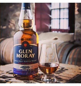 GLEN MORAY ELGIN CLASSIC PORT CASK FINISH SINGLE MALT WHISKY 700CC