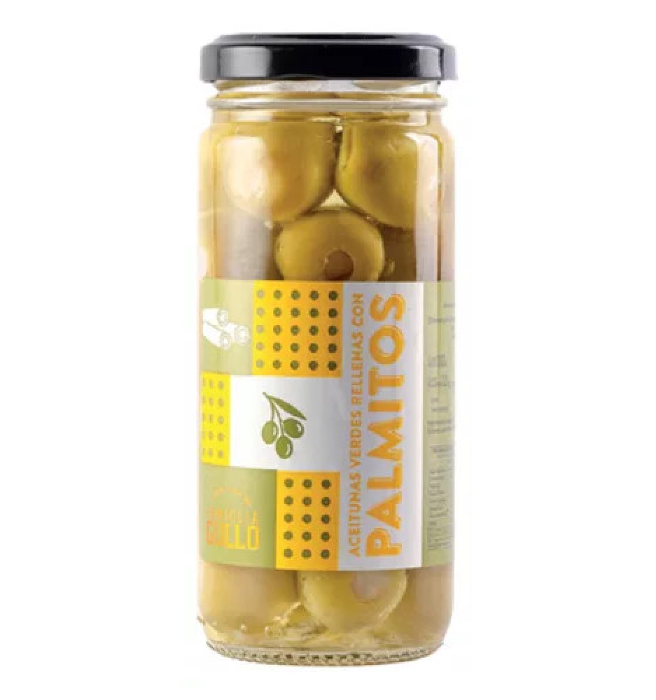 GULLO ACEITUNAS RELLENAS DE PALMITOS FRASCO 200GRS