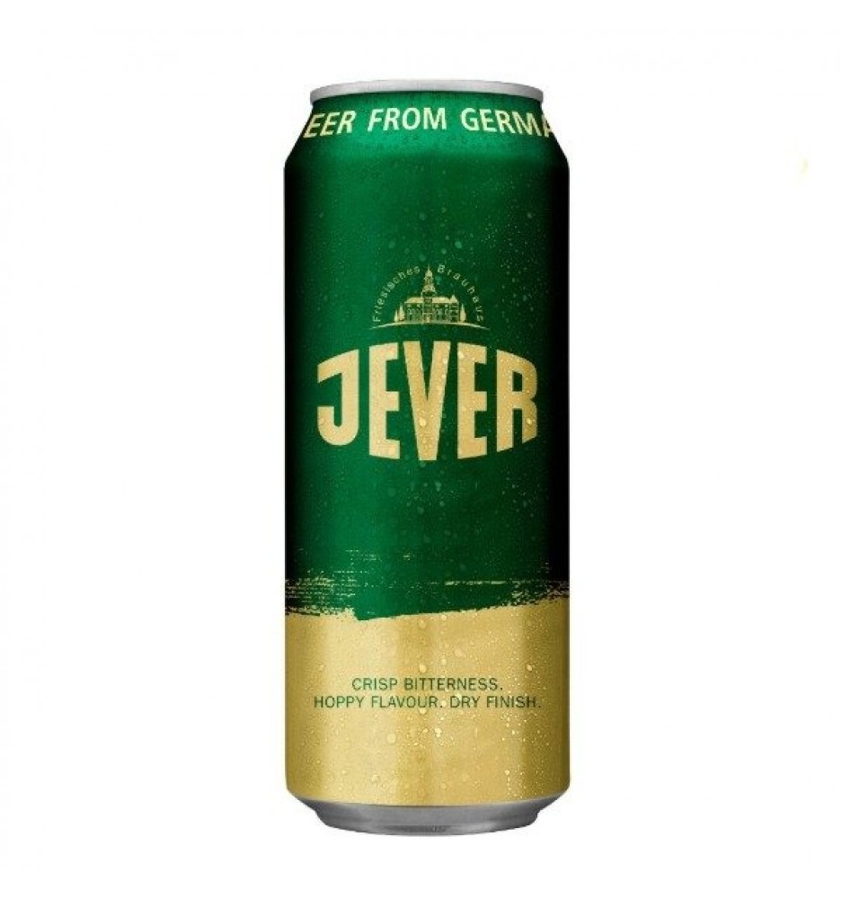 JEVER PILSENER de ALEMANIA  LATA 500CC