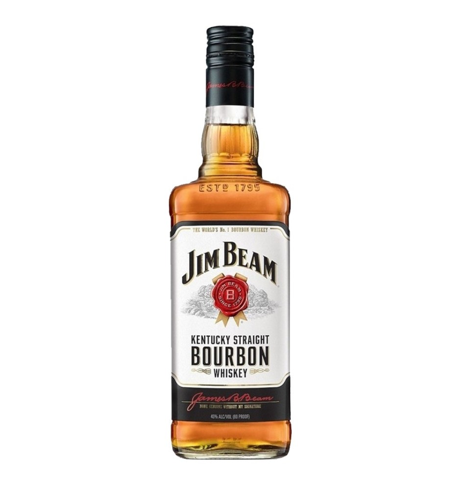 JIM BEAM WHITE BOURBON 40° ALC. 750CC JIM BEAM WHITE BOURBON 40° ALC. 750CC