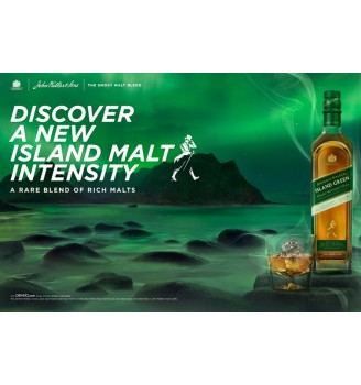 JOHNNIE WALKER GREEN LABEL 15 YE BLENDED MALT 750CC
