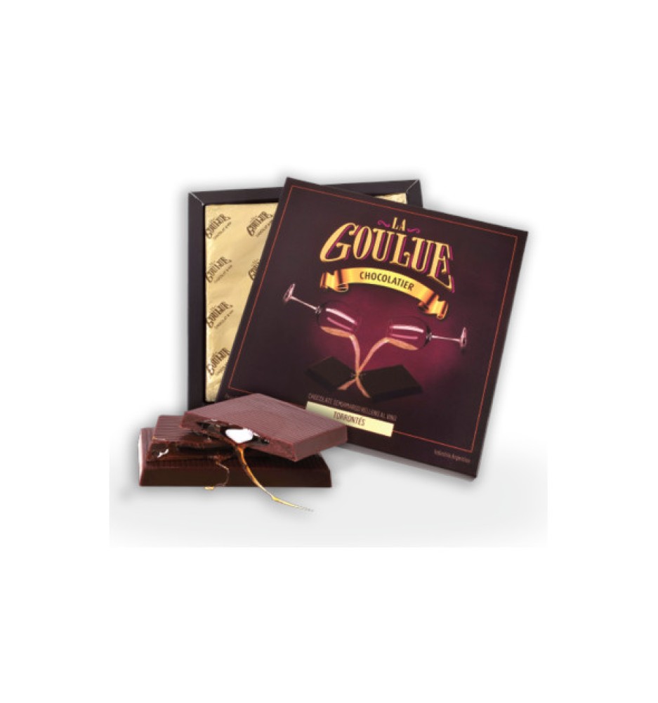 LA GOULUE CHOCOLATE RELLENO DE MALBEC ESTUCHE  72GRS