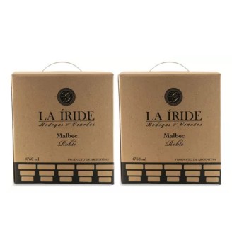 LA IRIDE BAG IN BOX MALBEC  4750CC