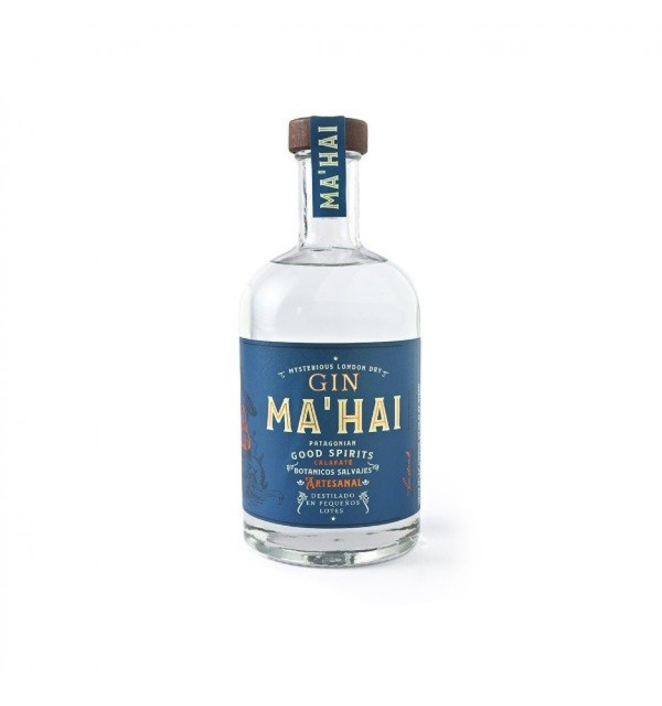 MAHAI HAND CRAFTED LONDON DRY GIN - PATAGONIA  750CC
