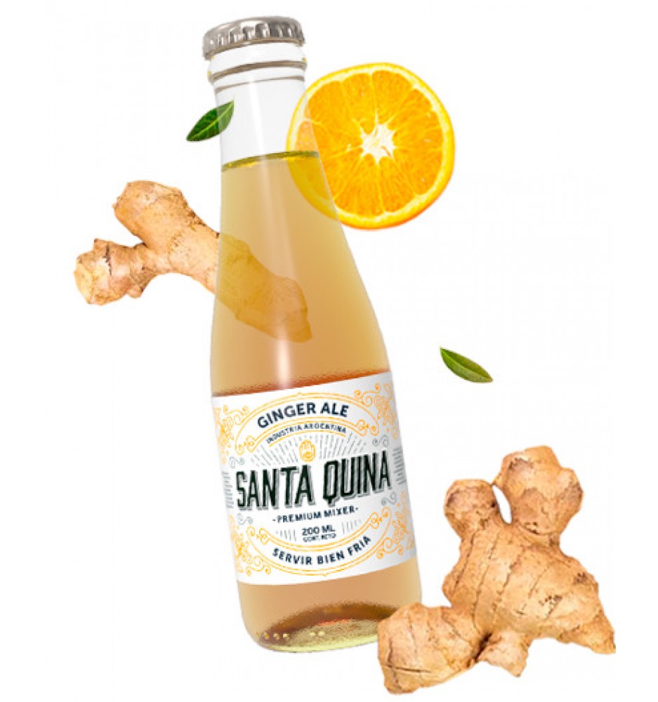 SANTA QUINA GINGER ALE BOTELLA DE VIDRIO 200CC