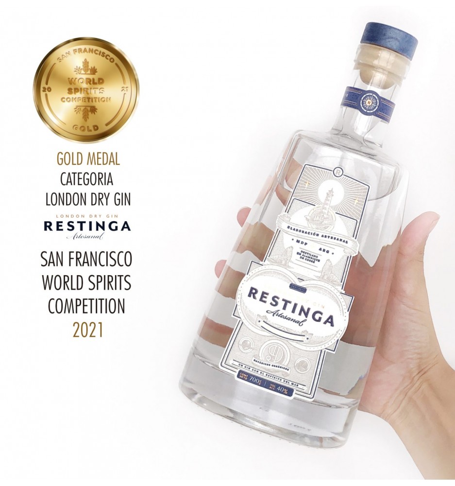 RESTINGA ARTESANAL LONDON DRY GIN 700CC RESTINGA ARTESANAL LONDON DRY GIN 700CC
