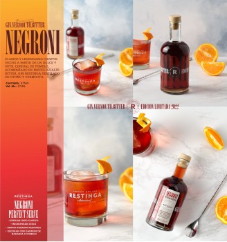 RESTINGA NEGRONI CON ESTUCHE REGALO 375CC