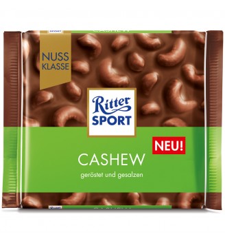 RITTER SPORT CASTAÑAS DE CAJU 100GRS