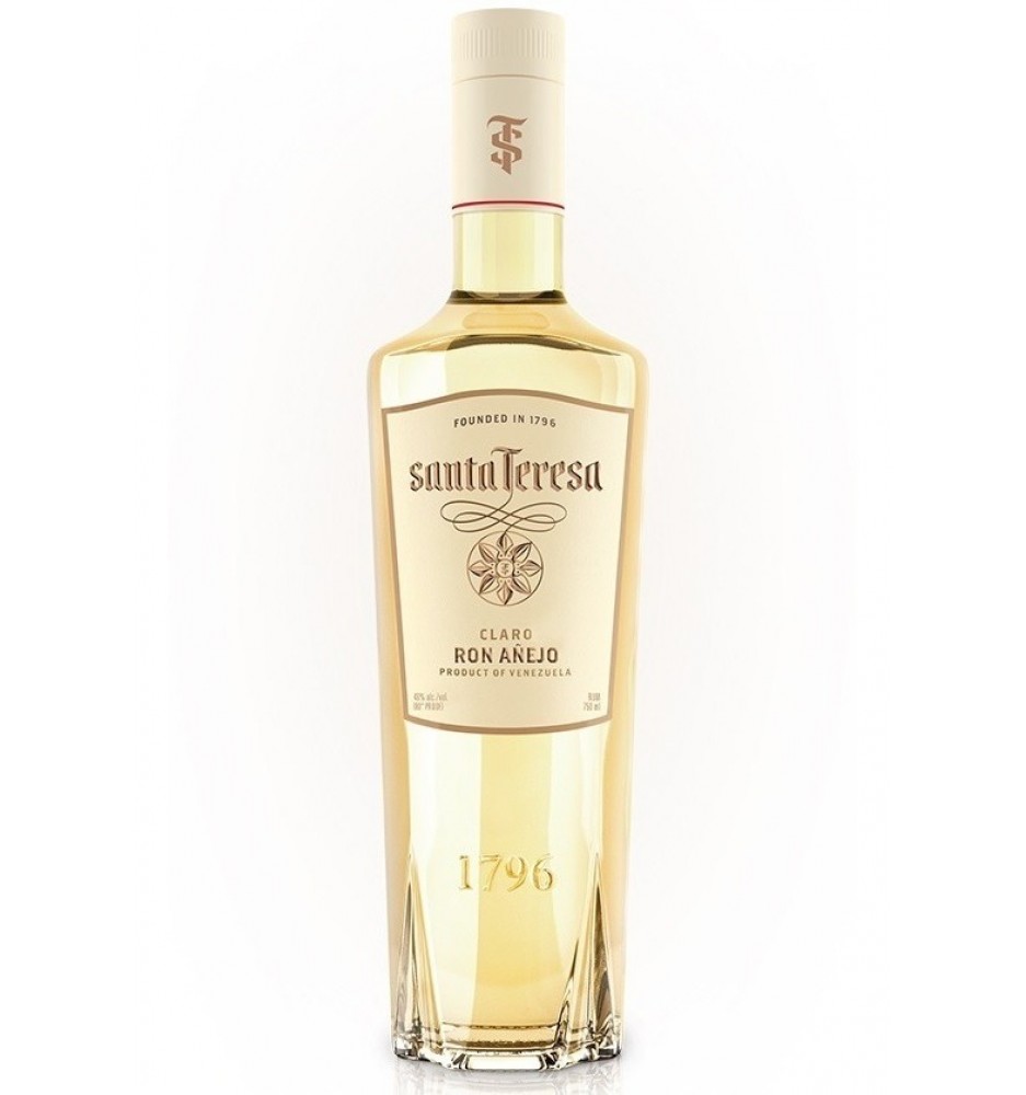SANTA TERESA CLARO RON AÑEJO 40° ALC.  750CC
