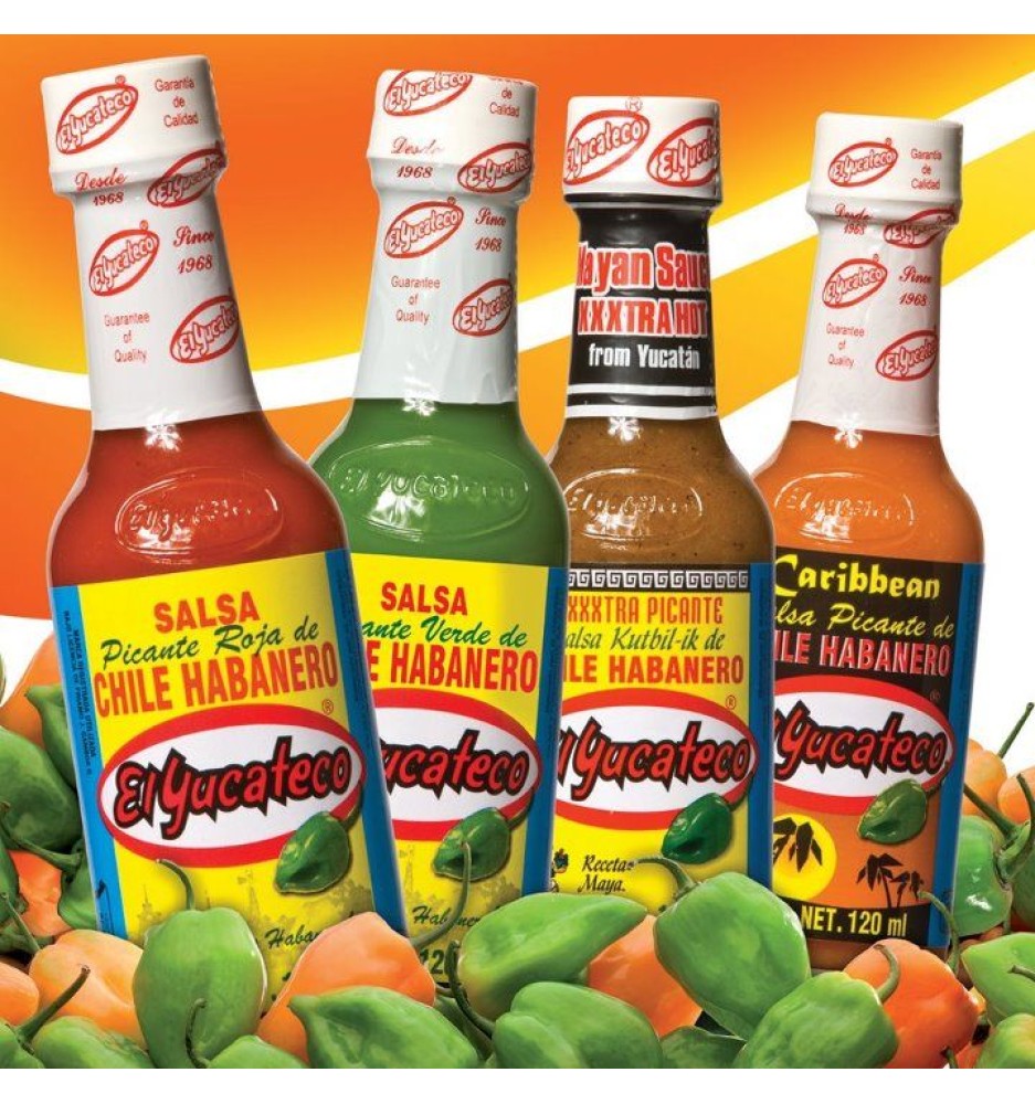 EL YUCATECO CHILE HABANERO  VERDE 120CC