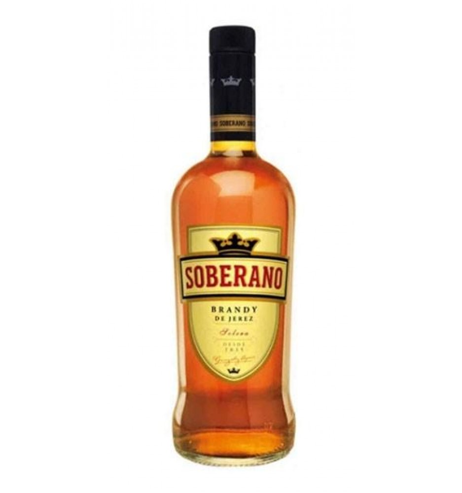 SOBERANO  SOLERA BRANDY 36° ALC.  750CC