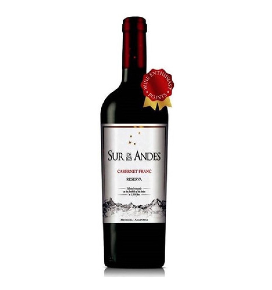 SUR DE LOS ANDES RESERVA CABERNET FRANC 750CC