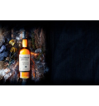 TALISKER 10 AÑOS SINGLE MALT 45,8° ALC.  750CC