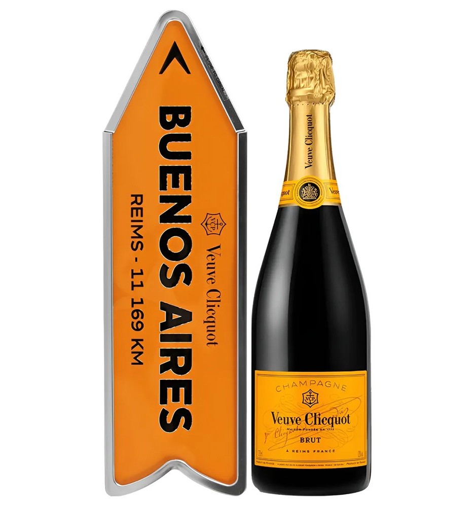 VEUVE CLICQUOT BRUT ARROW BUENOS AIRES 750CC