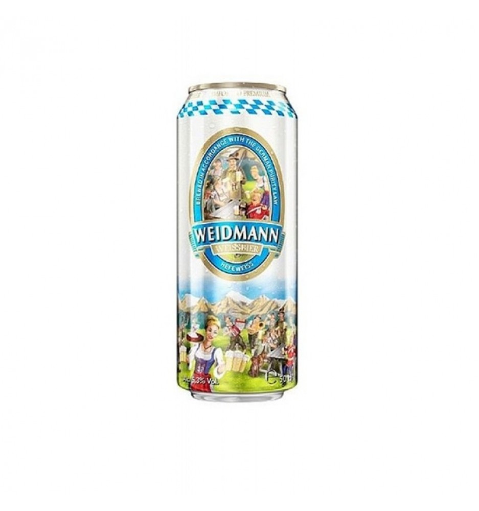 WEIDMANN HEFEWEISS TRIGO LATA  500CC